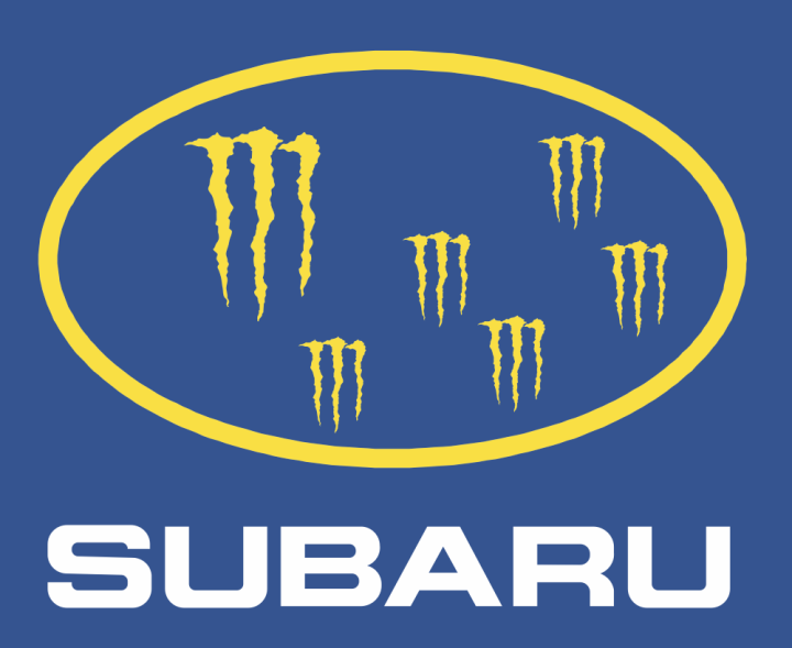 Autocollant Subaru Monster