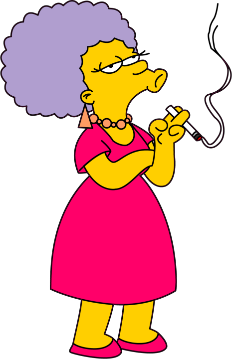 Autocollant Patty Bouvier - Simpsons