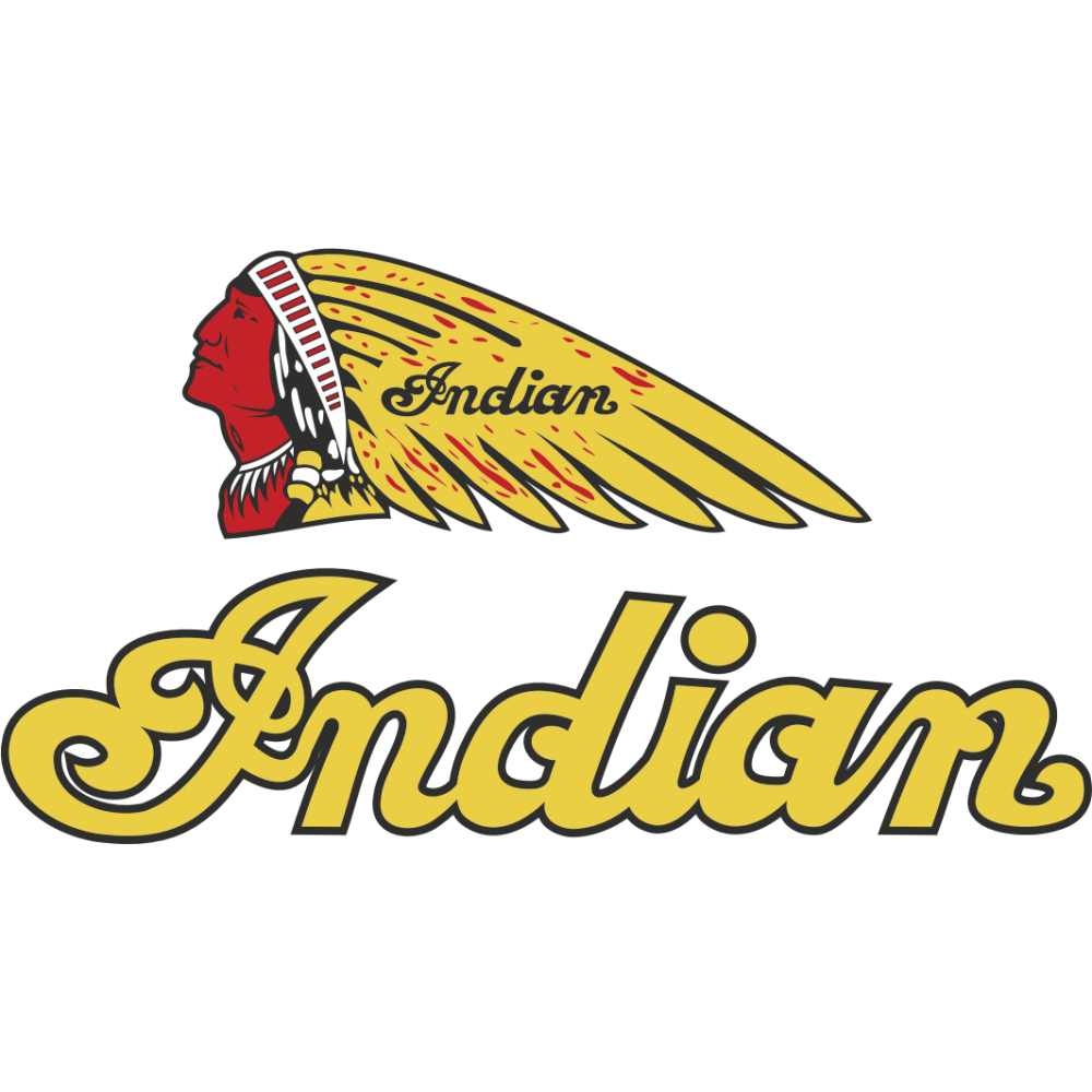 Autocollant Décalcomanie Indian 1901 - 3M - Fabriqué USA - Moto, Camion, Fenêtre, Mural