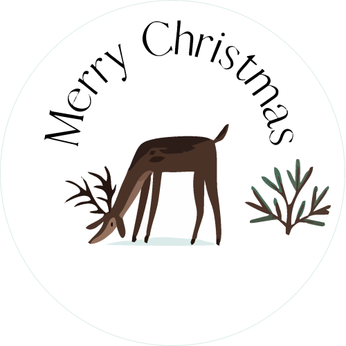 Sticker Merry Christmas V4
