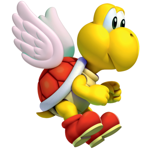 Autocollant Mario Paratroopa