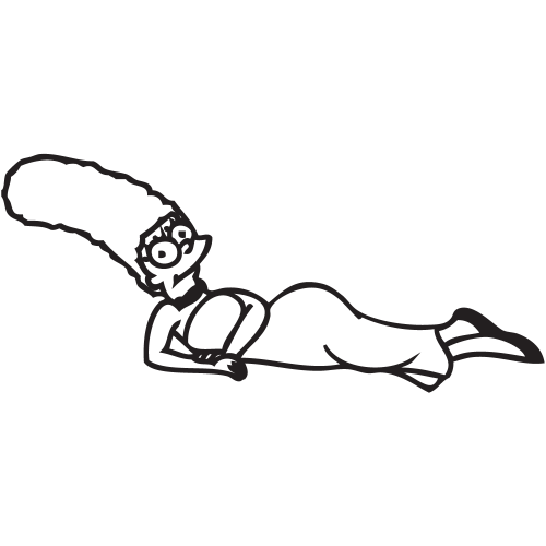 Sticker Simpson Marge