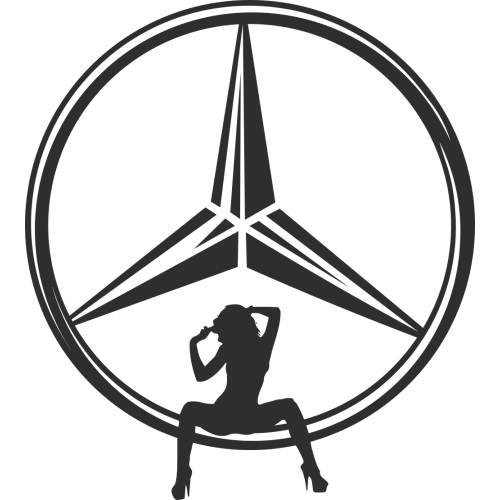 Sticker Sexy Logo Mercdes