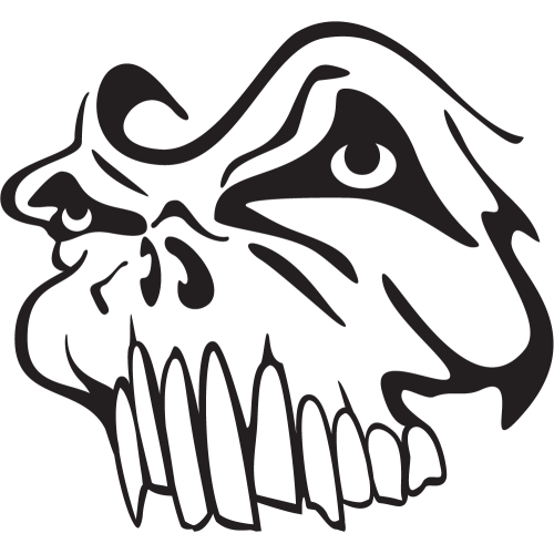 Sticker Tête De Mort