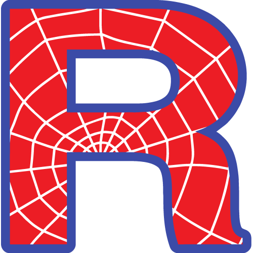 Sticker Lettrage Spider Man R