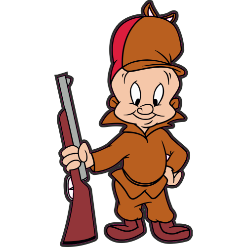 Autocollant Elmer Fudd