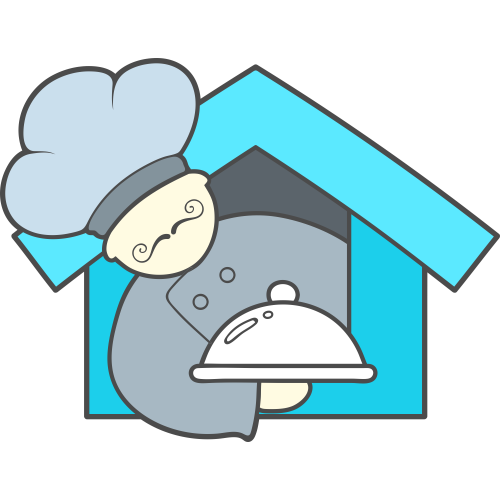 Autocollant Restaurant Logo Chef