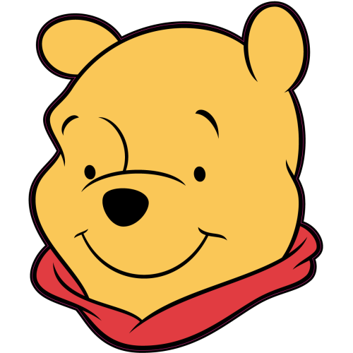 Autocollant Tete Winnie