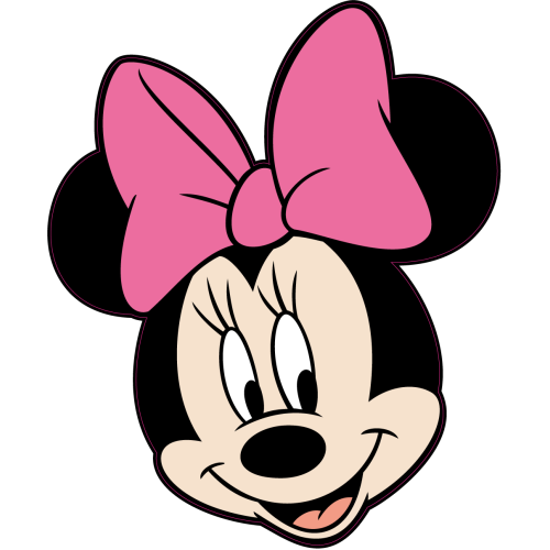 Autocollant Tete Minnie