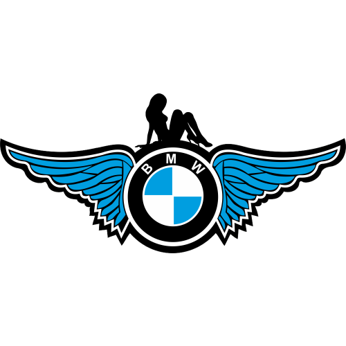 Autocollant Sexy Logo Bmw