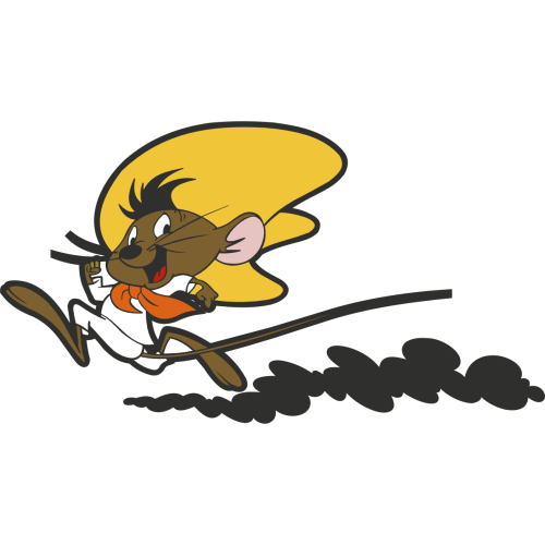 Autocollant Speedy Gonzales droite