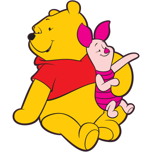 Autocollant Winnie Et Porcinet