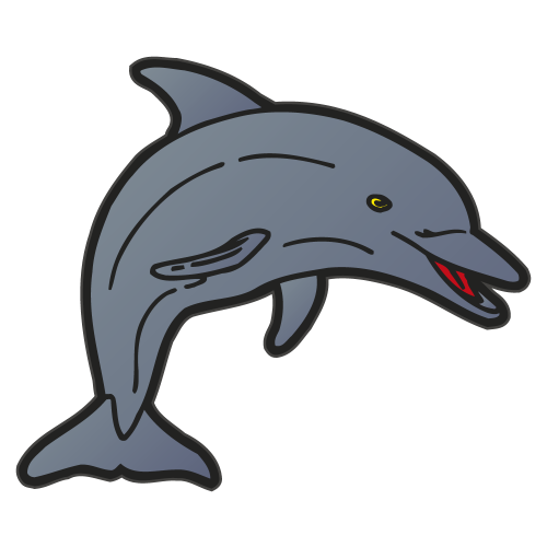 Autocollant Dauphin