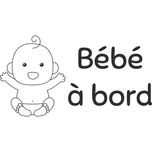Sticker Bébé à Bord Baby