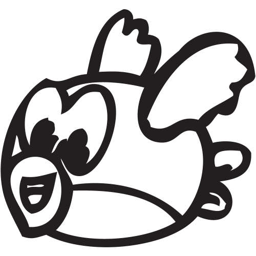 Sticker Mario Poisson Volant