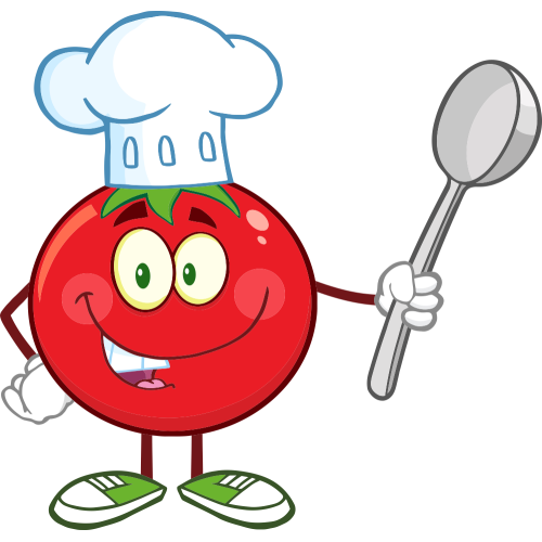 Autocollant Tomate Mascotte