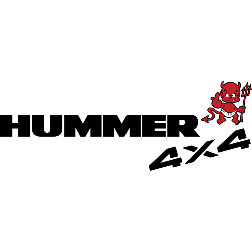 Autocollant Hummer Diable