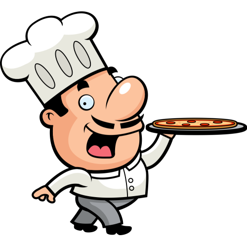 Autocollant Pizza Chef 4