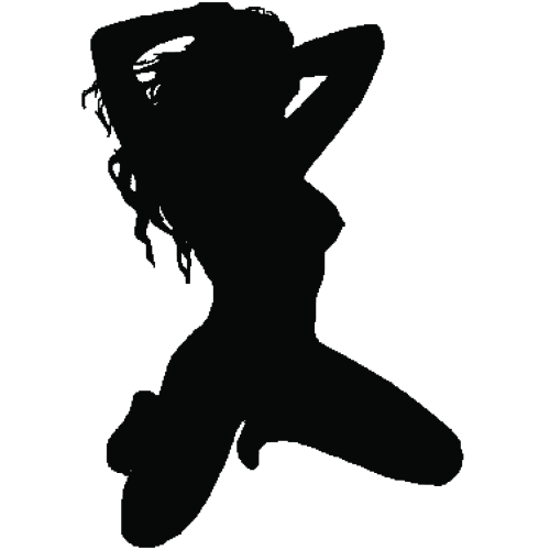 Sticker Silhouette Femme Sexy