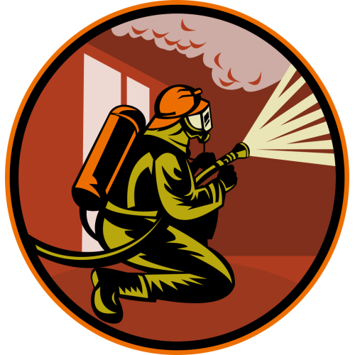 Autocollant Métier Pompier 4