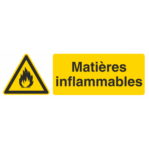 Autocollant Produit Dangereux Inflammables