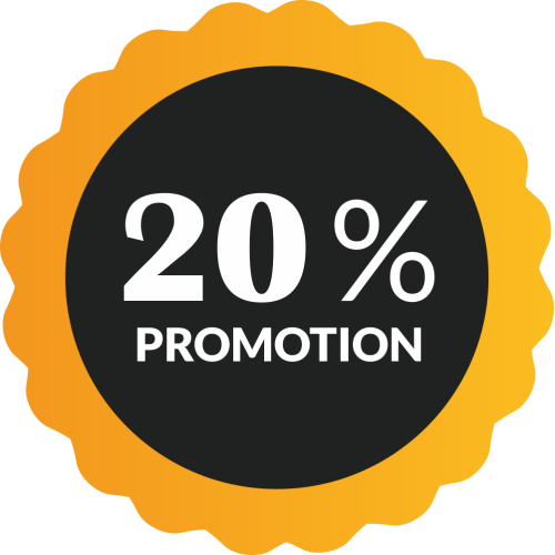 Autocollant Soldes 20% De Promotion
