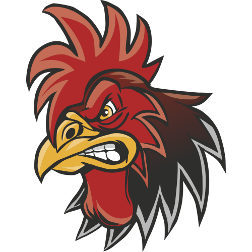 Autocollant Mascotte Coq