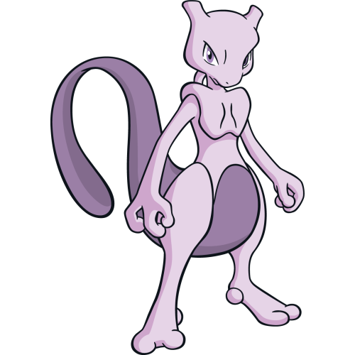 Sticker Pokemon Mewtwo