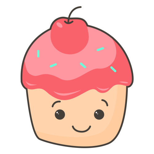 Autocollant Pâtisserie Cupcake 1