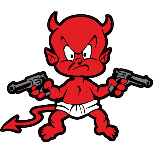 Autocollant Petit Diable