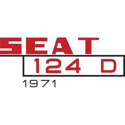 Autocollant Seat 124d