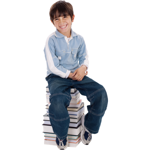 Autocollant Personne Enfant Livres