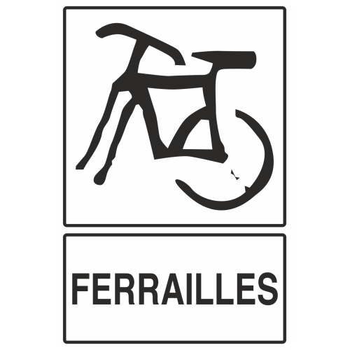 Autocollant Recyclage Ferrailles