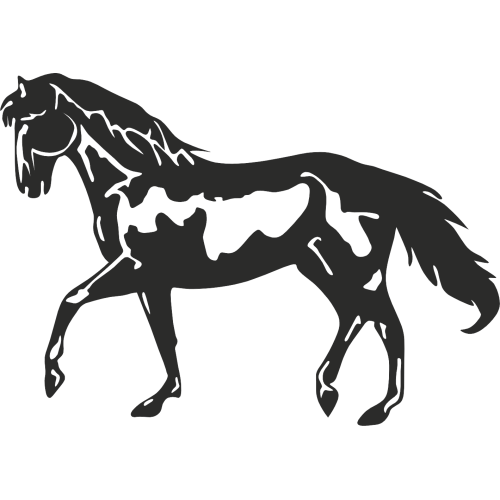 Sticker Chevaux -droit
