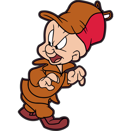 Autocollant Elmer Fudd