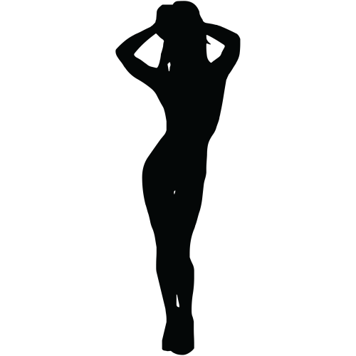 Sticker Silhouette Femme Sexy