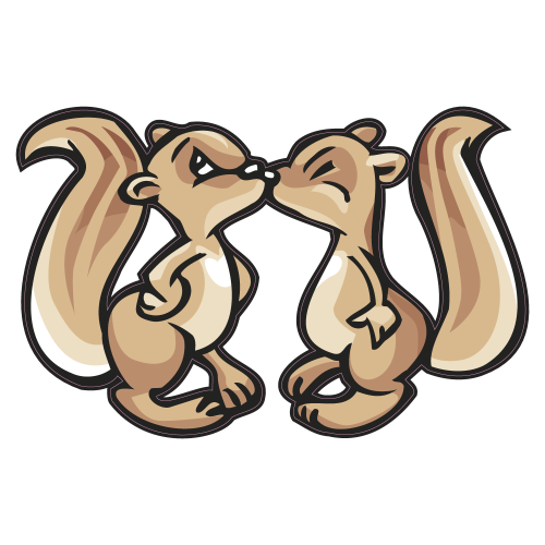 Autocollant Ecureuil Pas Content