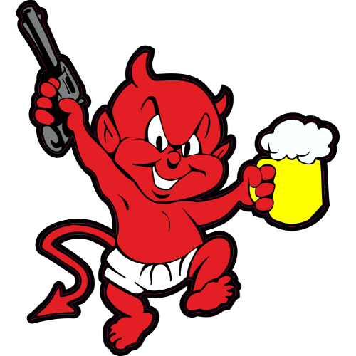 Autocollant Petit Diable