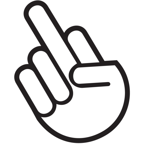 Sticker Jdm Hand The Fucker