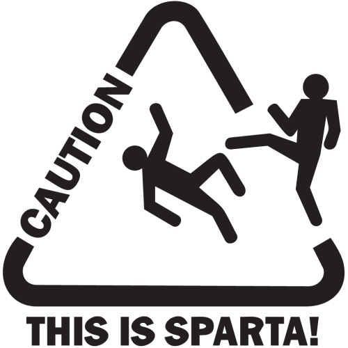 Sticker Jdm This Is Sparta!