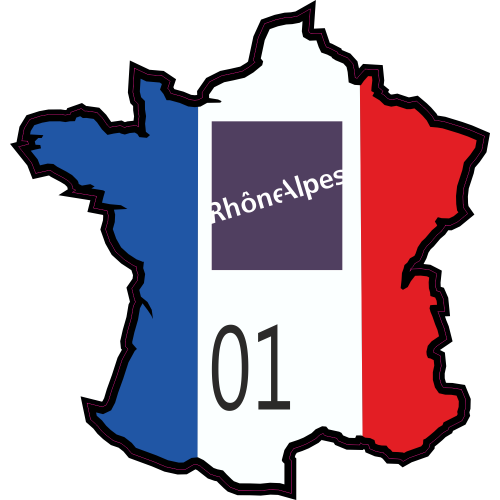 Autocollant Ain (rhone Alpes)