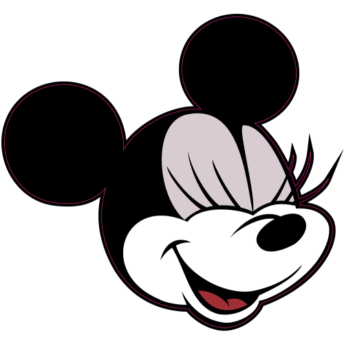 Autocollant Tete Minnie Original