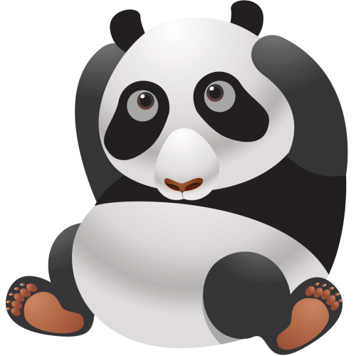 Autocollant Panda 2 Pour Enfants