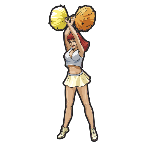 Autocollant Sexy Femme