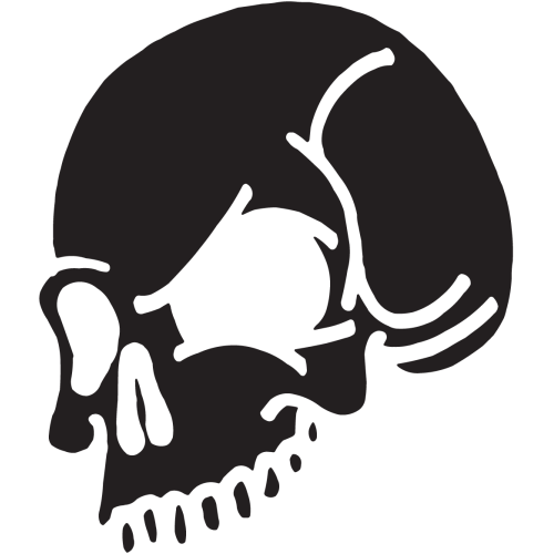 Sticker Tête De Mort 20