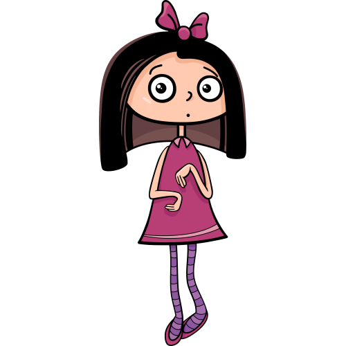 Autocollant Enfants Petite Fille 2