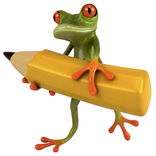 Autocollant Grenouille