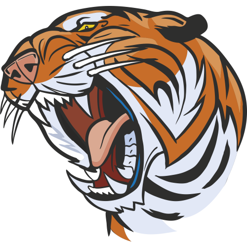 Autocollant Mascotte Tigre