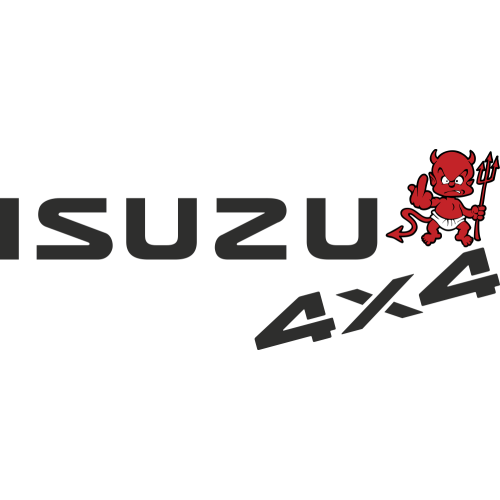 Autocollant Isuzu 4x4 Monster