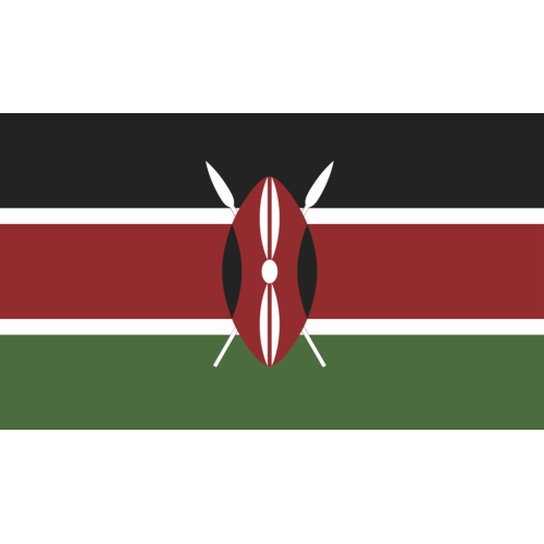 Autocollant Drapeau Kenya